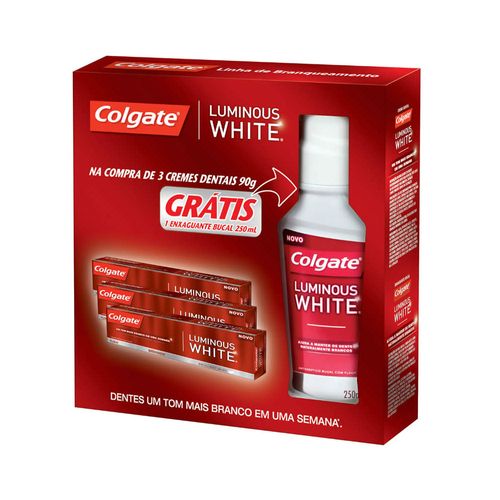kit-creme-dental-colgate-luminous-white-gratis-enxaguatorio-colgate-567531 kit-creme-dental-colgate-luminous-white-gratis-enxaguatorio-colgate-567531