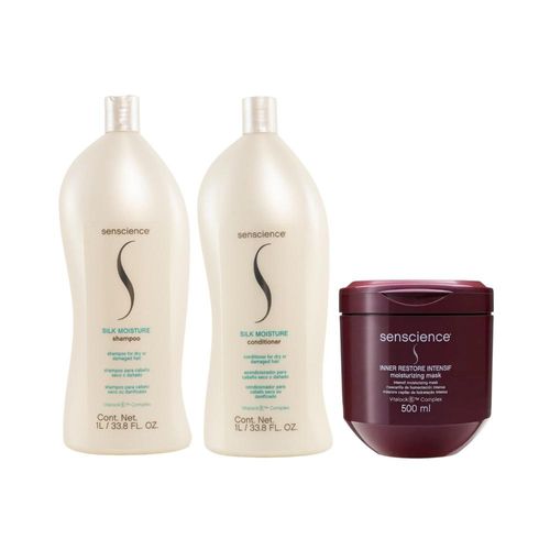 Kit Senscience Silk Moisture Salon Duo + Mask Inner Restore