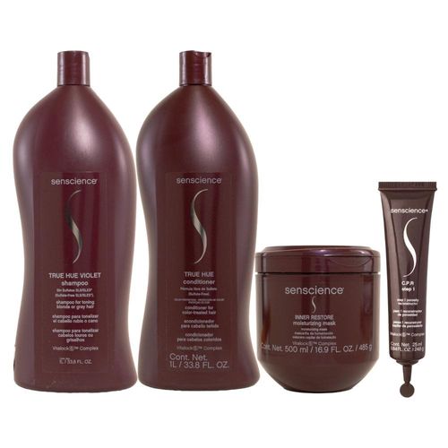 Kit Senscience True Hue Violet Salon Duo InnerHidratação CPR