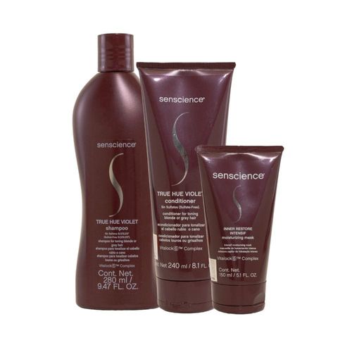 Kit Senscience True Hue Violet Home Care Mask Inner Intensif