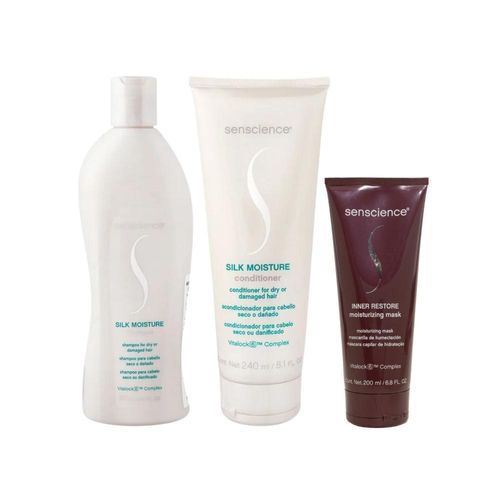Kit Senscience Silk Moisture Shamp+Cond+Inner Restore 200 ml