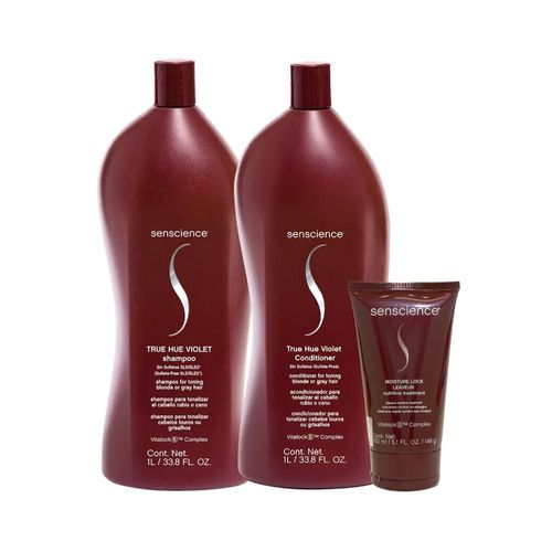 Kit Senscience True Hue Violet Shamp+Cond+Moisture Lock150ml Kit Senscience True Hue Violet Shamp+Cond+Moisture Lock150ml