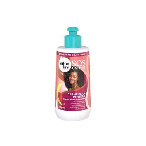Creme Salon Line SOS Óleo de Rícino e Queratina 300 ml