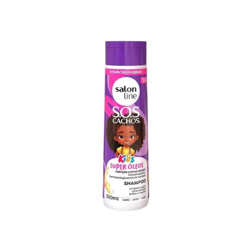 Shampoo Salon Line SOS Cachos Kids Super Oleos 300ml