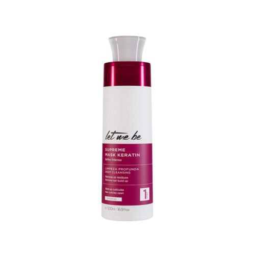 Shamp Antirresíduo Let Me Be Supreme Mask Keratin 500 ml