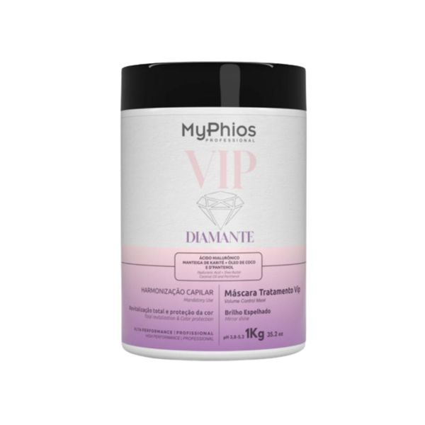 Máscara MyPhios VIP Diamante de Hidratação e Brilho 1Kg