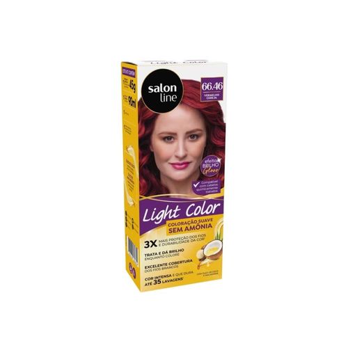 Coloração Salon Line Light Color 66.46 Vermelho Cereja