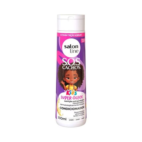 Condicionador Salon Line SOS Cachos Kids Super Oleos 300 ml