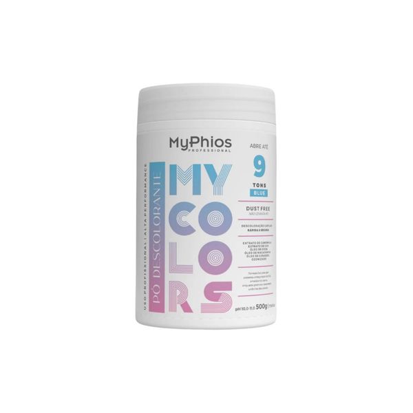Pó Descolorante My Phios My Colors 9Tons Blue 500g