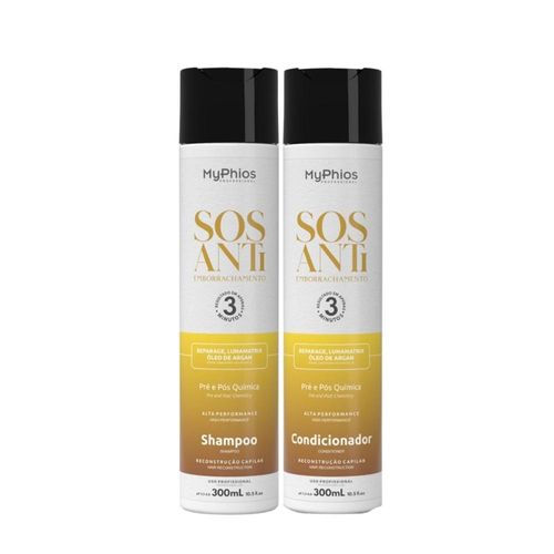 Kit MyPhios SOS Antiemborrachamento Shamp e Cond 300ml
