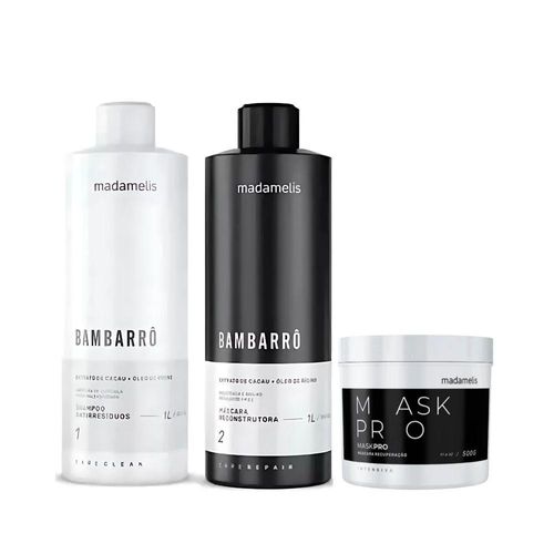 Kit Madamelis Bambarro Progressiva Duo + Máscara Pro Mask