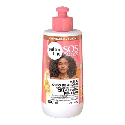 Creme de Pentear Salon Line SOS Cachos Oleo de Argan 300 ml
