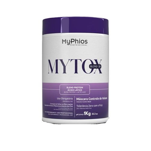 Botox Capilar MyPhios MyTox Blond 3D Controle de Volume 1 Kg