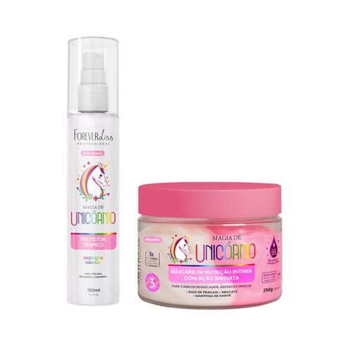 Kit Forever Liss Magia de Unicórnio Protetor e Máscara