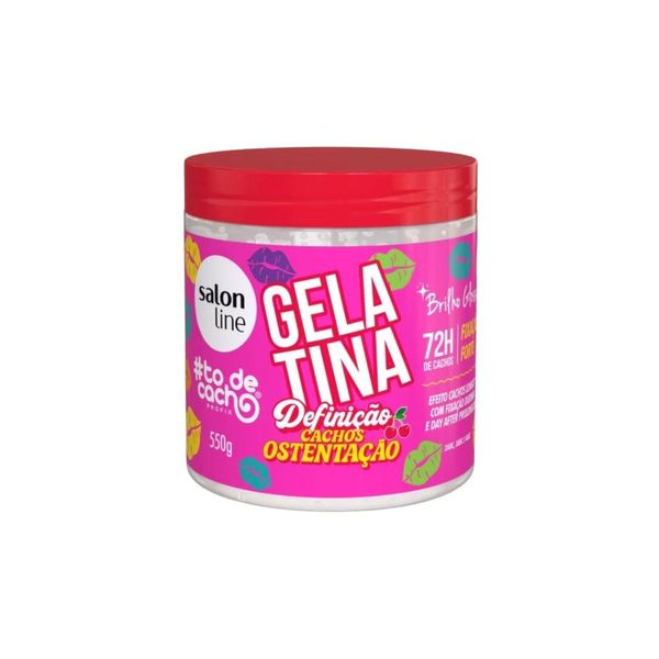 Gelatina Salon Line #TodeCacho Definição Ostentação 550g