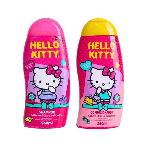 Kit Cia da Natureza Hello Kitty Shamp e Cond Cabelos Lisos