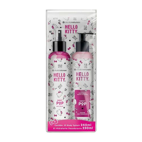 Kit Cia da Natureza Hello Kitty Sweet Pop Body Splash Deso