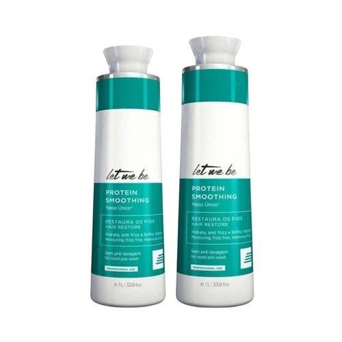 Kit Let Me Be Smoothing Treatment Escova Progressiva 2 x 1 L