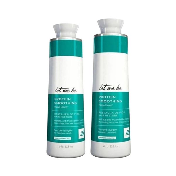 Kit Let Me Be Smoothing Treatment Escova Progressiva 2 x 1 L