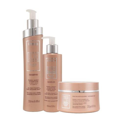 Kit Amend Luxe Creations Blonde Care Shampoo Mascara Leavein