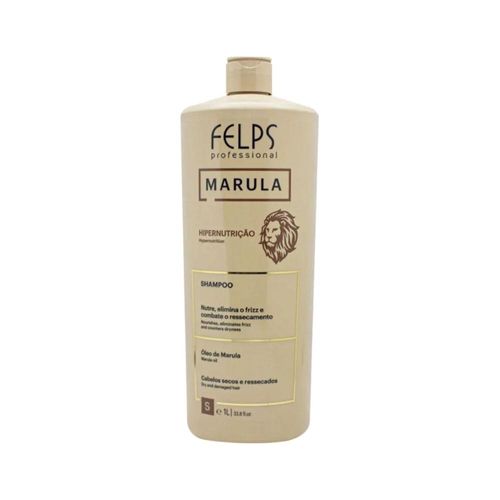 Shampoo Felps Marula Hipernutrição Shampoo Hidratante 1 Litro Shampoo Felps Marula Hipernutrição Hidratante 1 L
