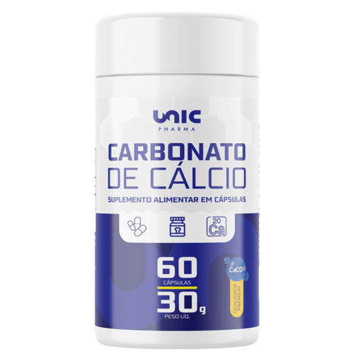 Carbonato de Cálcio 500 Mg - 60 Caps 60 Cápsulas
