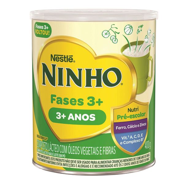 Composto Lácteo Ninho Fases 3+ 400g