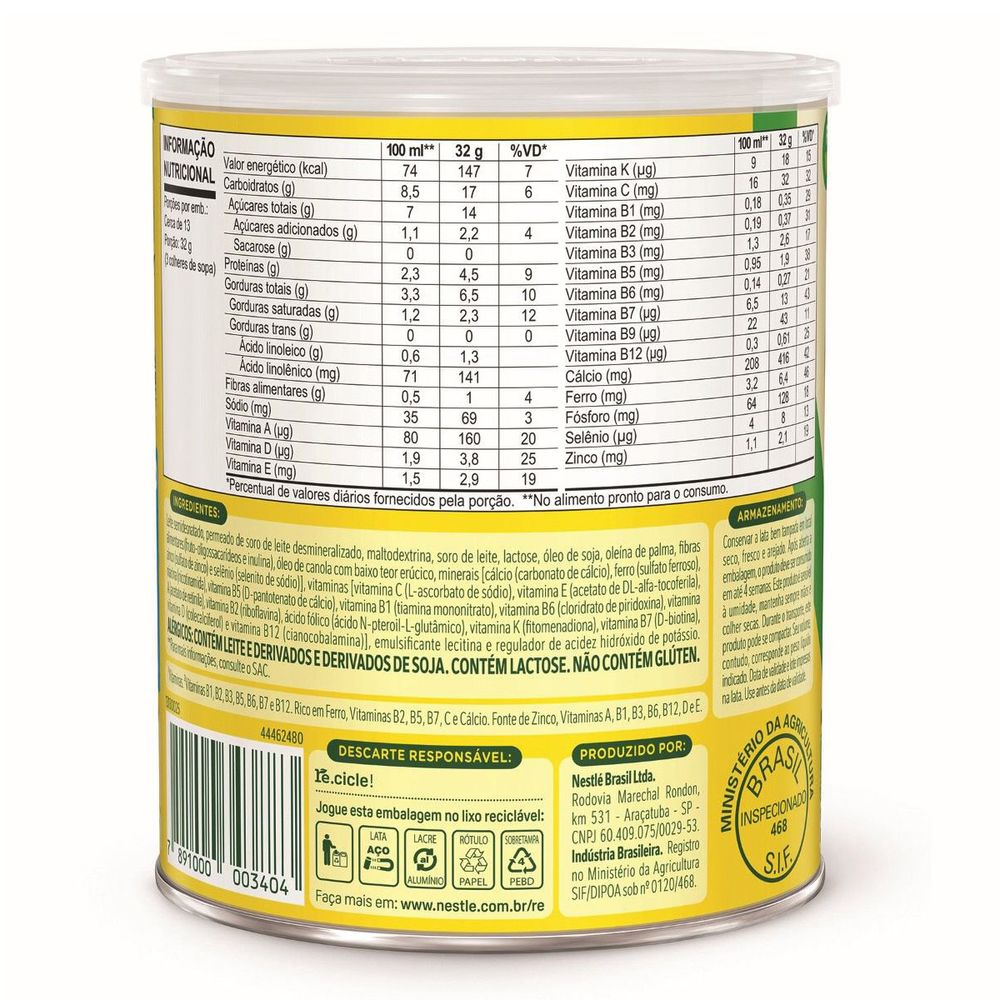 Composto Lácteo Ninho Fases 3+ 400g - Drogaria Sao Paulo