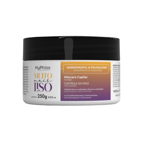 Máscara MyPhios Muito Mais Liso Hidrata Controla Frizz 250 g