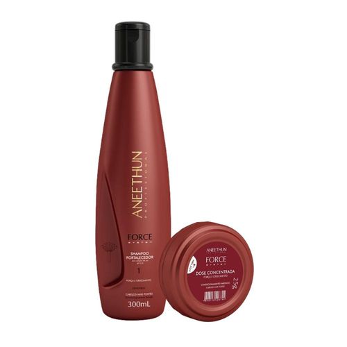 Kit Aneethun Force Shampoo 300 ml + Dose Fortalecedora 25 g