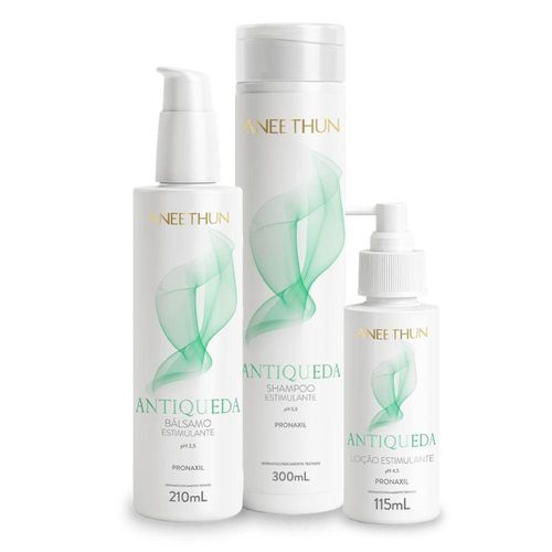 Kit Aneethun AntiQueda Trio (Shampoo, Bálsamo e Loção)