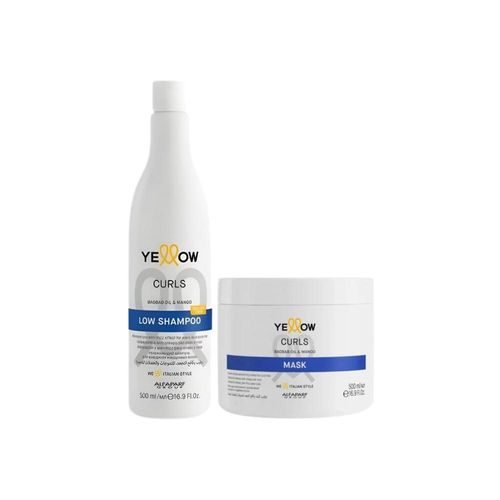 Kit Yellow Curls Shampoo + Máscara 500 ml
