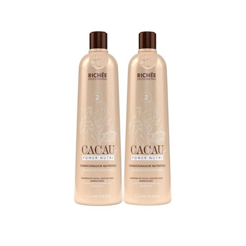 Kit Richée Cacau Power Nutri 2 Condicionador 1 Litro