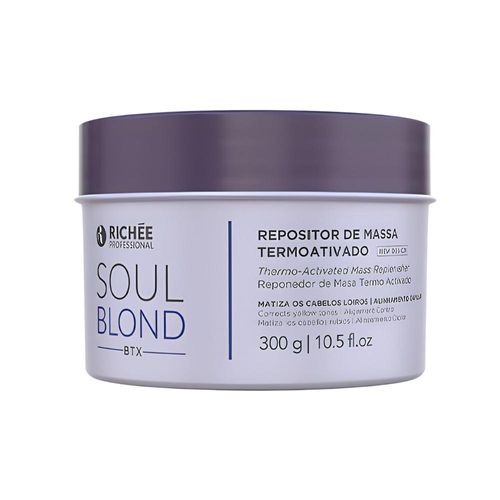 Botox Capilar Richée Soul Blond Repositor De Massa 300 g