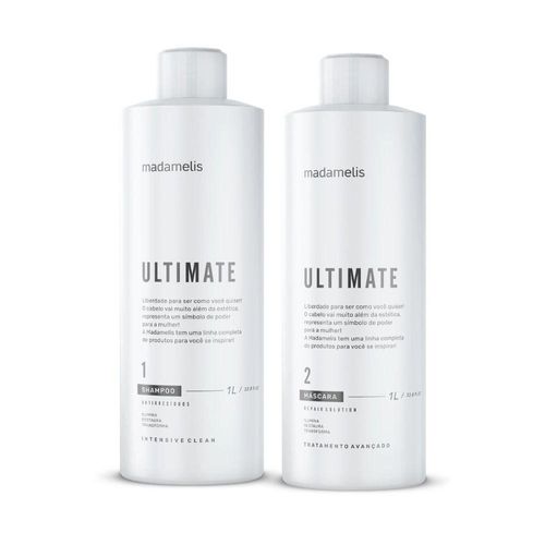 Kit Madamelis Ultimate Escova Progressiva (2 x 1 Litro)