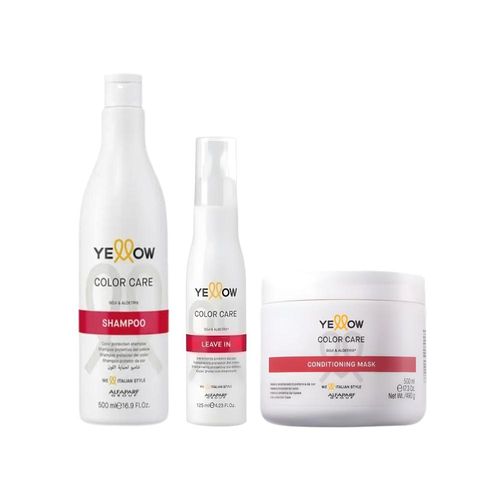 Kit Yellow Color Care Trio Shampoo + Máscara + Leave-in125ml