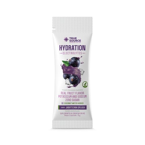 True Hydration Electrolytes Jabuticaba Splash Sachê 5G