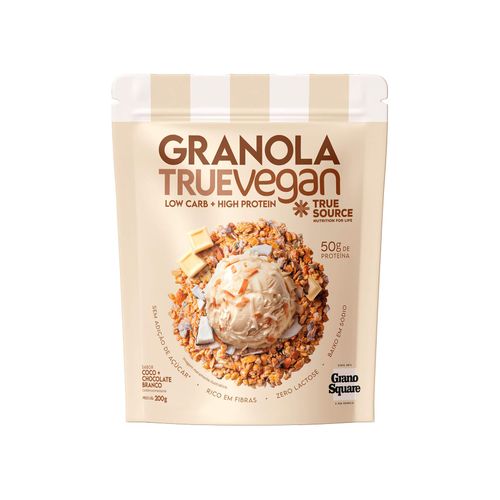 Granola True Vegan Coco Com Chocolate Branco 200G