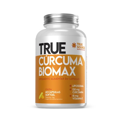 True Cúrcuma Biomax Lipossomal C/ 60 Cápsulas