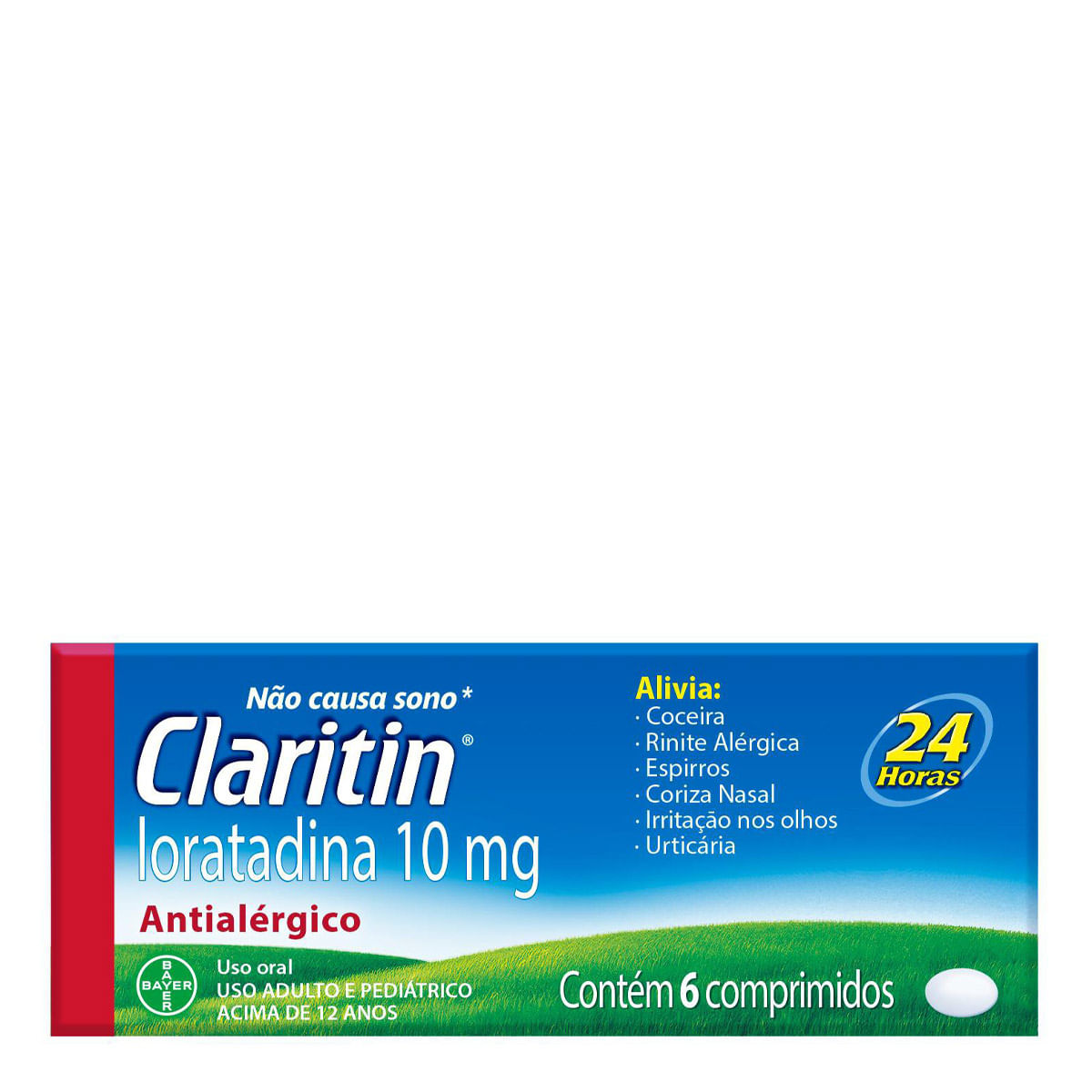 Antialérgico Claritin 10mg 6 Comprimidos