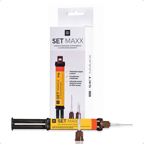 Cimento Resinoso Autoadesivo Set Maxx 8,5g Sdi