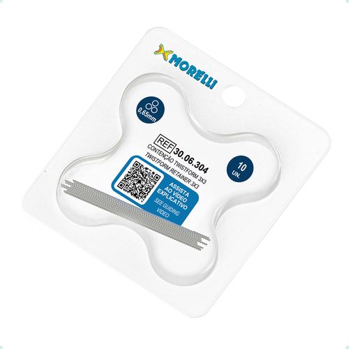 Fio de Contenção Aço Inox TwistForm 3x3 0,65mm Morelli