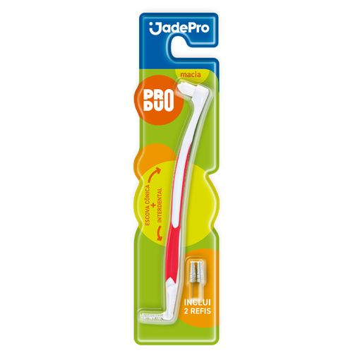 Kit Escova Dental Cônica + Interdental Produo 420 JadePro