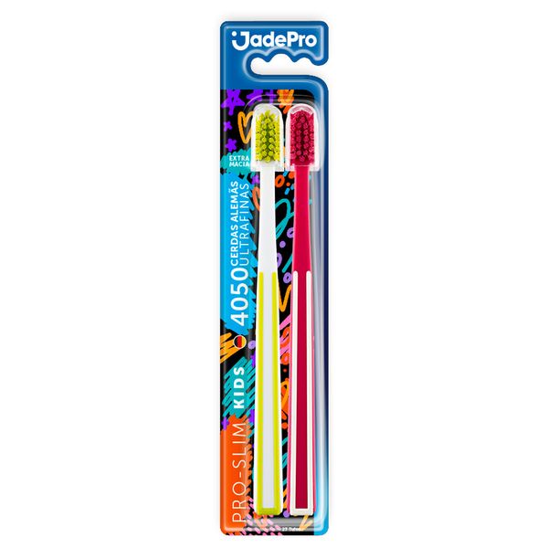 Escova Dental Infantil Pro-Slim Kids 4050 Extramacia JadePro