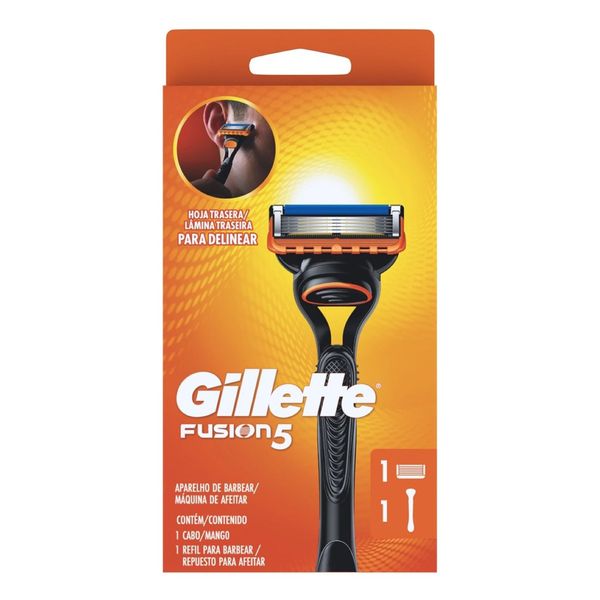 Aparelho de Barbear Gillette Fusion5 + 1 Cartucho
