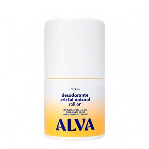 Alva Cristal Natural Citrus - Desodorante Roll On 50ml 50ml