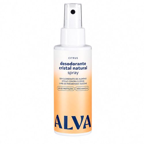 Alva Cristal Natural Citrus - Desodorante 120ml 120ml