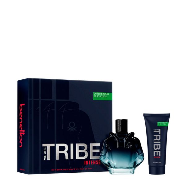 Kit Benetton United Colors Tribe Intense Masculino - Eau de Parfum 90ml + Shower Gel 75ml Kit