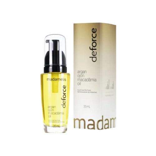 Óleo Capilar Argan Madamelis Deforce Nutrição 35 ml