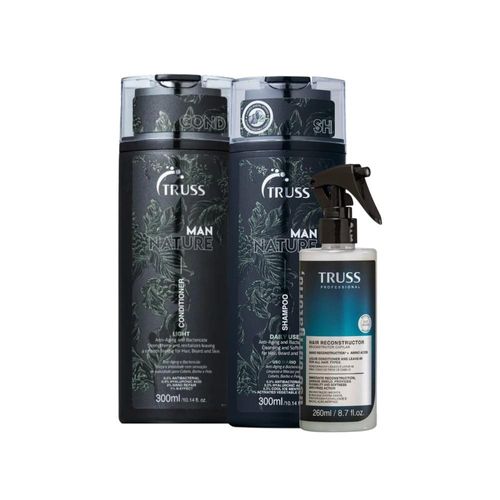 Kit Truss Man Nature Shampoo + Cond +Uso Obrigatorio 260ml